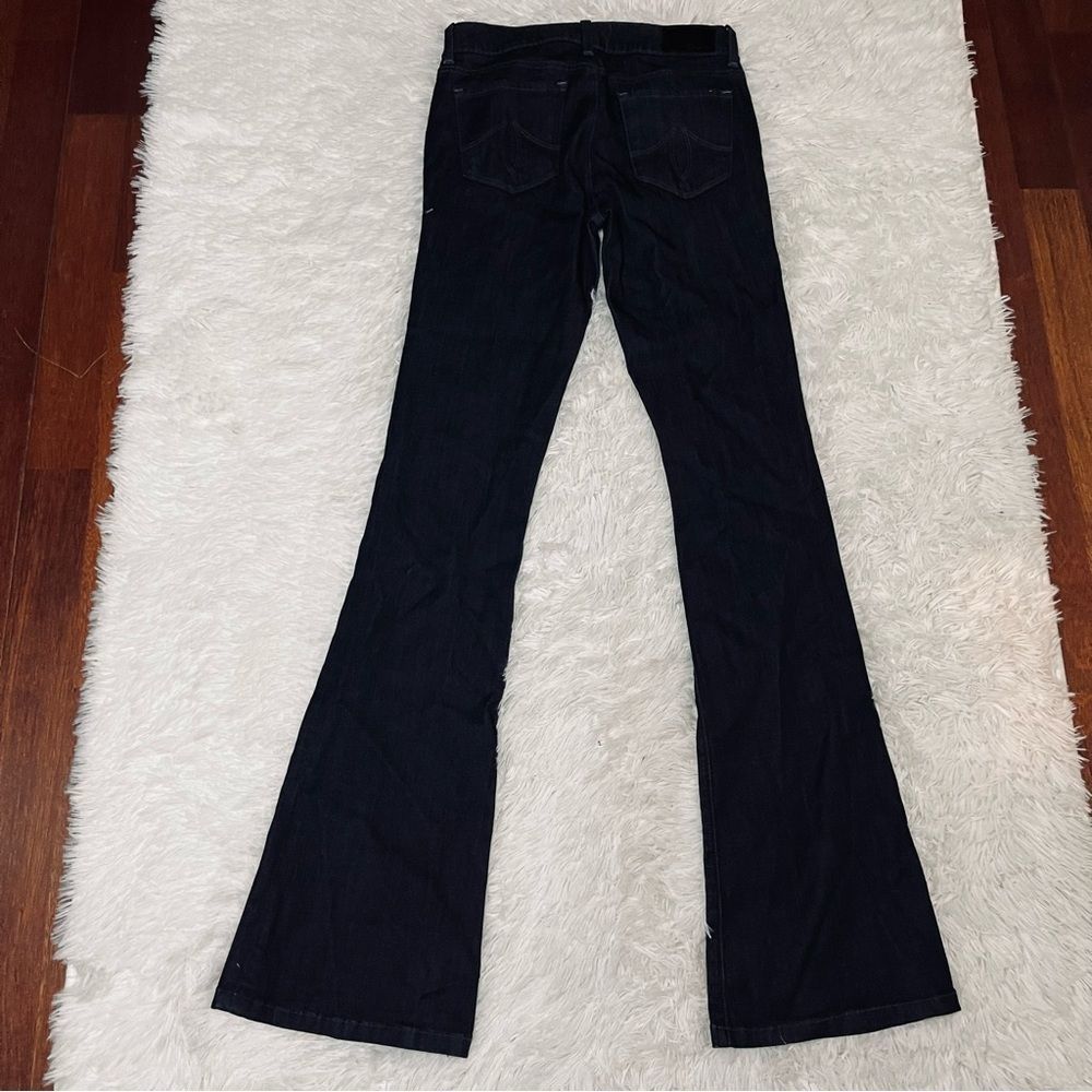 EUC Level 99 Flare Jeans in Rinse 26 2 Dark wash denim - Picture 6 of 16